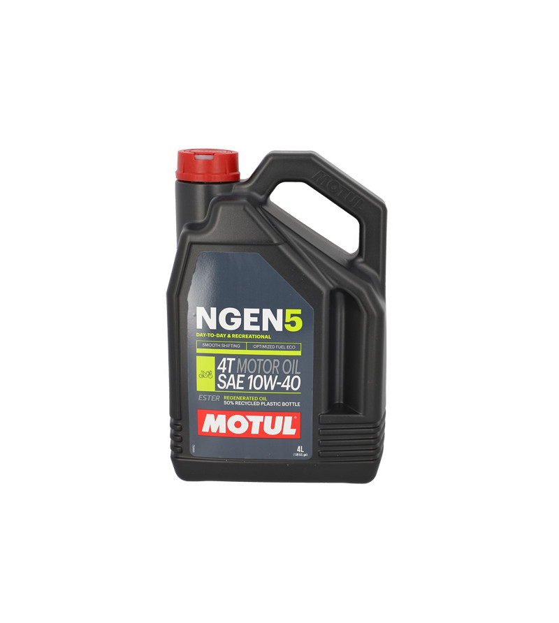 HUILE MOTEUR 4T MOTUL NGEN 5 10W40(4L) ATELIER sur le site du spécialiste des deux roues O-TAKET.COM HUILE MOTEUR 4T MOTUL NGEN 5 10W40(4L) ATELIER sur le site du spécialiste des deux roues O-TAKET.COM
