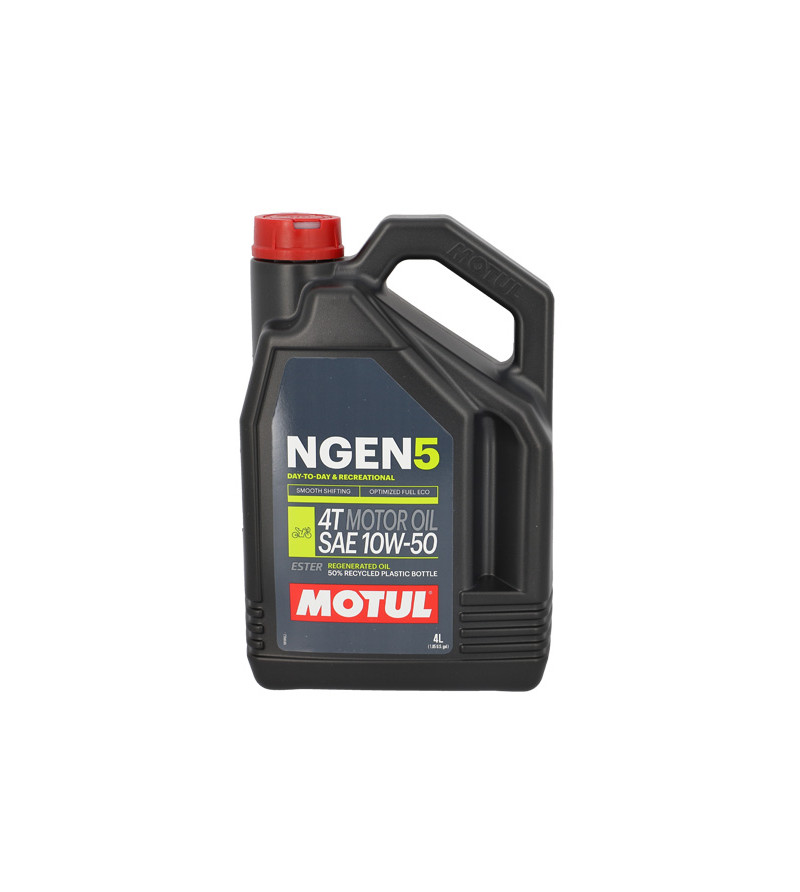 HUILE MOTEUR 4T MOTUL NGEN 5 10W50(4L) ATELIER sur le site du spécialiste des deux roues O-TAKET.COM