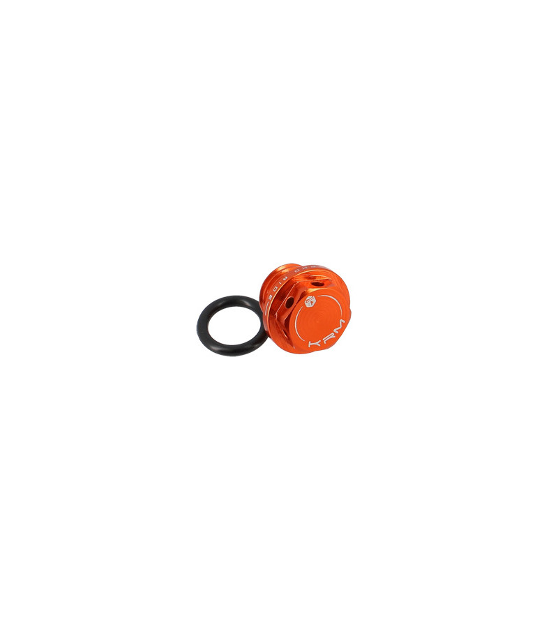 BOUCHON HUILE MECABOITE KRM ADAPT. AM6 - ORANGE 50 À BOITE sur le site du spécialiste des deux roues O-TAKET.COM BOUCHON HUILE MECABOITE KRM ADAPT. AM6 - ORANGE 50 À BOITE sur le site du spécialiste des deux roues O-TAKET.COM