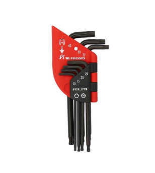 JEU DE 7 CLES MALES TORX ET RESISTORX A TETE SPHERIQUE FACOM - PRIX NET ATELIER sur le site du spécialiste des deux roues O-T...