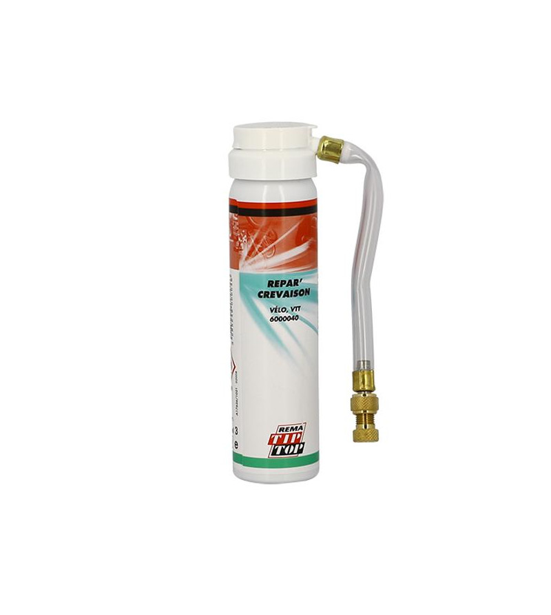 BOMBE ANTI-CREVAISON VELO TIP TOP 75ML (RACCORD VP/VS) ATELIER sur le site du spécialiste des deux roues O-TAKET.COM