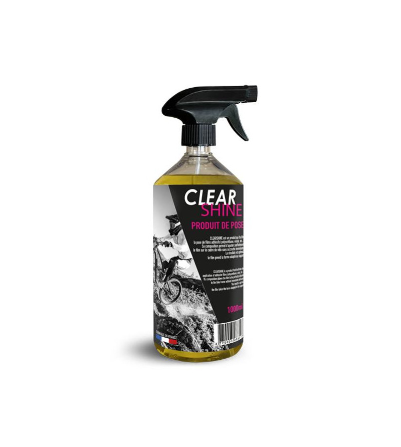 PRODUIT DE POSE CLEARSHINE POUR PROTECTION CADRE CLEARPROTECT (1L) ATELIER sur le site du spécialiste des deux roues O-TAKET.COM