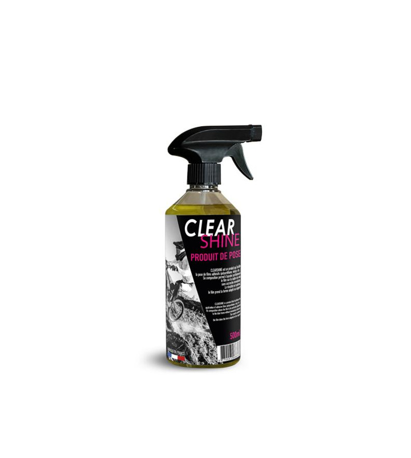 PRODUIT DE POSE CLEARSHINE POUR PROTECTION CADRE CLEARPROTECT (500ML) ATELIER sur le site du spécialiste des deux roues O-TAK...