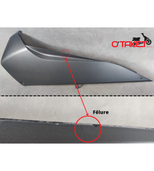 Dessous de tablier/demi sabot avant gauche T-MAX origine YAMAHA 500 Accueil sur le site du spécialiste des deux roues O-TAKET...