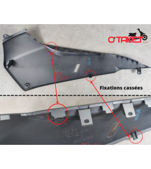 Dessous de tablier/demi sabot avant droit T-MAX origine YAMAHA 500 Accueil sur le site du spécialiste des deux roues O-TAKET.COM