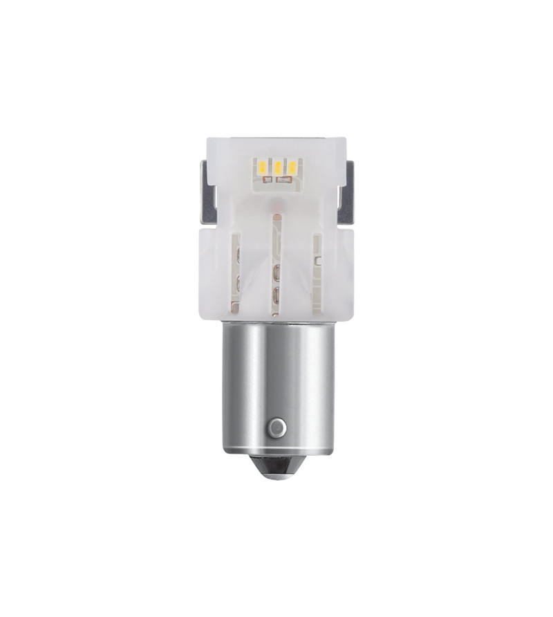 LAMPE/AMPOULE 12V 21W (BA15S) OSRAM* LED BLANC 6000K LEDRIVING CLIGNOTANT/STOP (BLISTER 2)