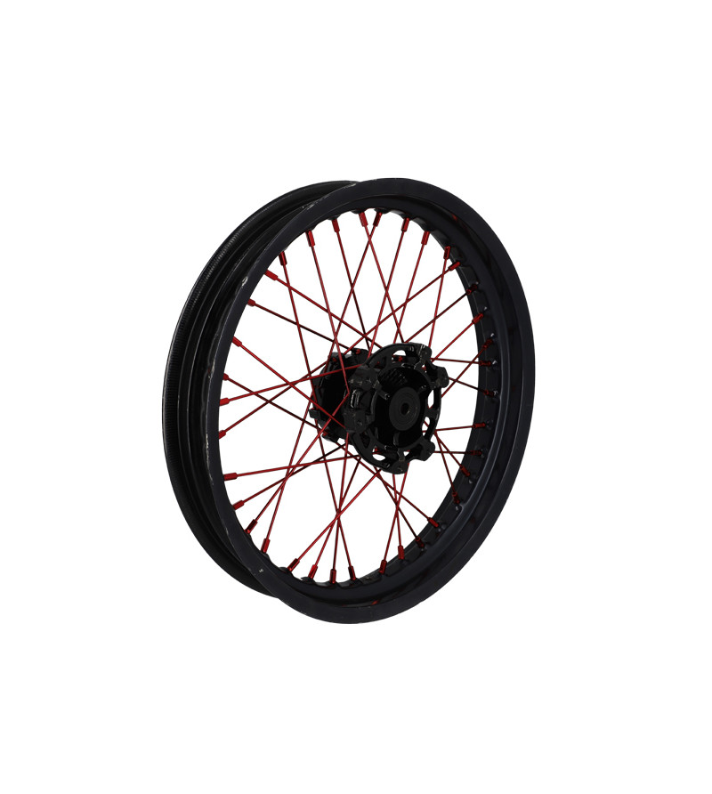 RAYON ROUE DOPPLER ADAPT. DERBI SENDA - ROUGE (KIT JANTE AR -18 RAYON 195MM +18X199MM)