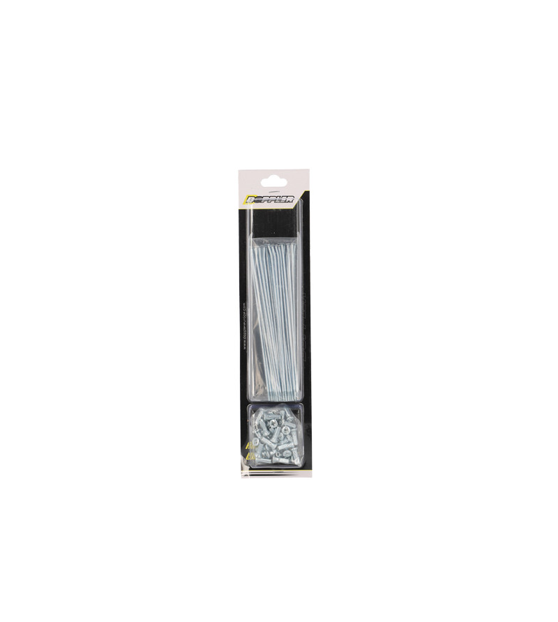 RAYON ROUE DOPPLER ADAPT. DERBI SENDA - ARGENT (KIT JANTE AR -18 RAYON 195MM +18X199MM)
