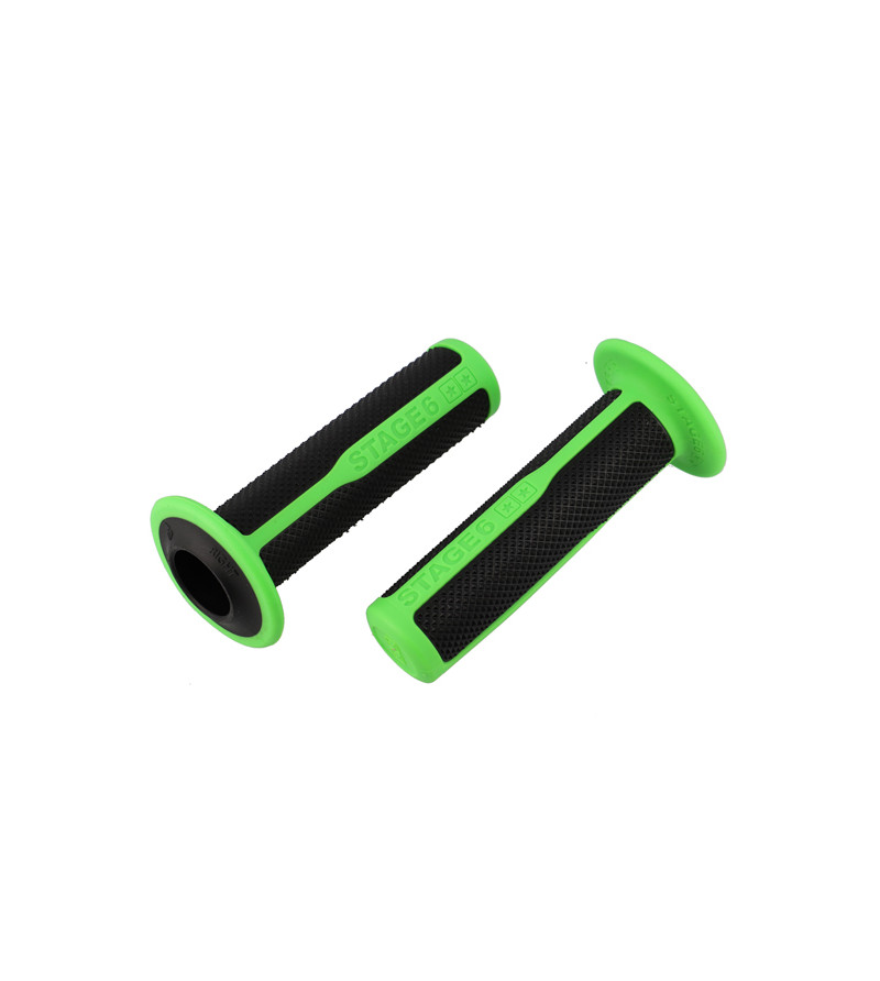 REVETEMENT/POIGNEE STAGE 6 ULTIMATE GRIPS NOIR/VERT (PR)  - 125MM