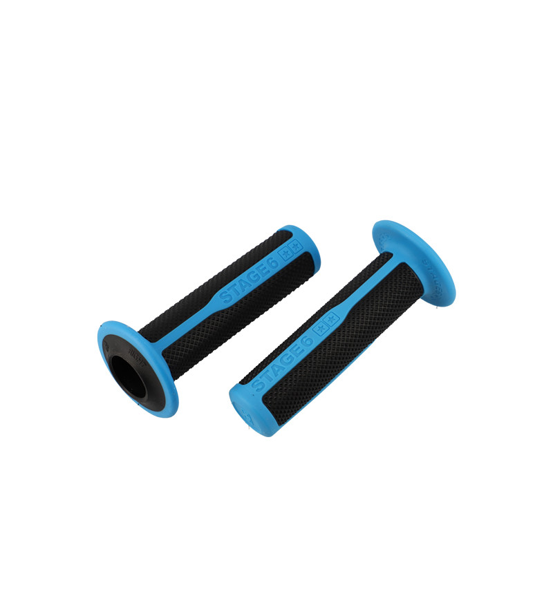 REVETEMENT/POIGNEE STAGE 6 ULTIMATE GRIPS NOIR/BLEU (PR)  - 125MM