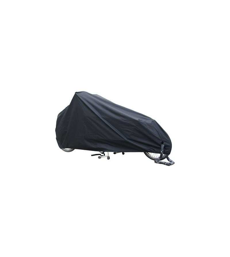 HOUSSE DE PROTECTION VELO CARGO DS COVERS CARGO AVEC CAPOTE DE PLUIE NOIR (EXTERIEUR)
