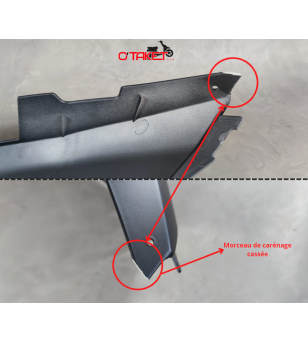Coque latéral arrière gauche X-MAX/SKYCRUISER origine YAMAHA/MBK 125/250 Accueil sur le site du spécialiste des deux roues O-...
