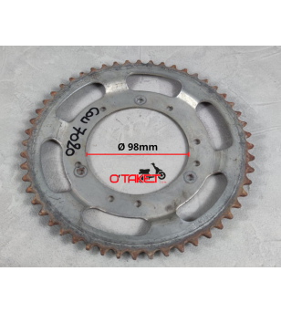 Couronne CHARVIN 52 dents 103 adaptable PEUGEOT Ø98mm Accueil sur le site du spécialiste des deux roues O-TAKET.COM