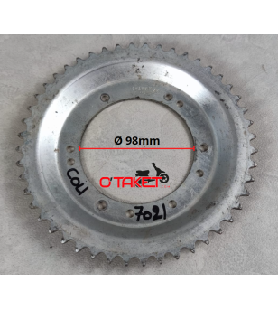 Couronne CHARVIN 48 dents 103 adaptable PEUGEOT Ø98mm Accueil sur le site du spécialiste des deux roues O-TAKET.COM