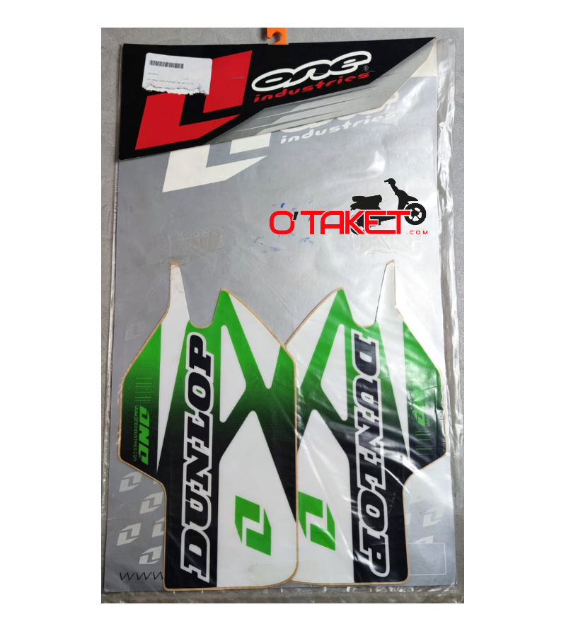 Stickers ONE pour protège fourche KXF adaptable KAWASAKI 250/450 Accueil sur le site du spécialiste des deux roues O-TAKET.COM