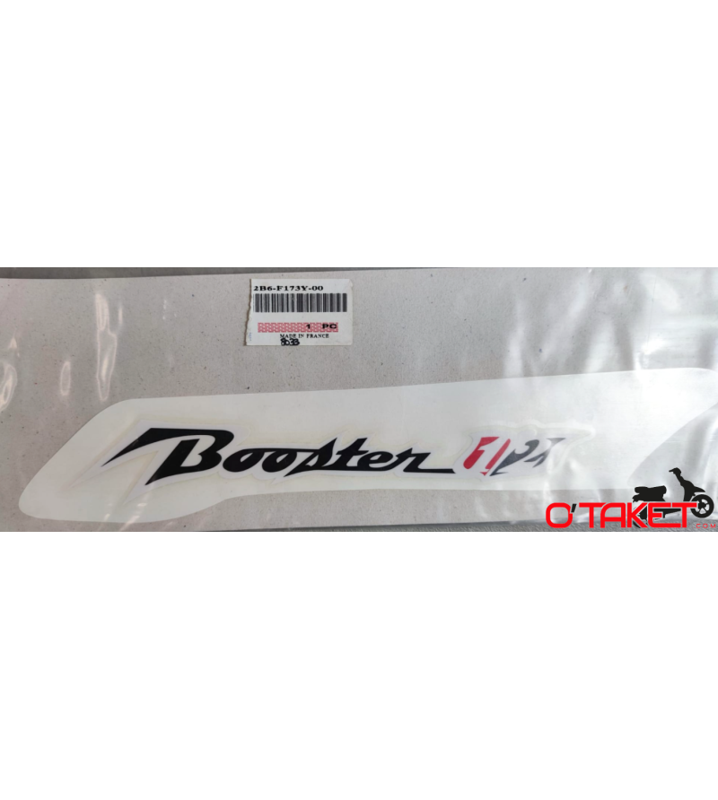 Autocollant/Sticker BOOSTER origine MBK/YAMAHA Accueil sur le site du spécialiste des deux roues O-TAKET.COM Autocollant/Sticker BOOSTER origine MBK/YAMAHA Accueil sur le site du spécialiste des deux roues O-TAKET.COM