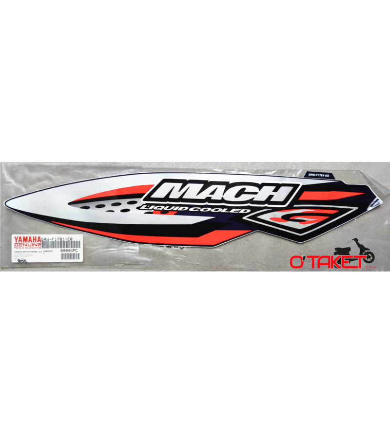 Autocollant/Stickers de coque latéral arrière gauche MACH-G origine MBK/YAMAHA Accueil sur le site du spécialiste des deux ro...