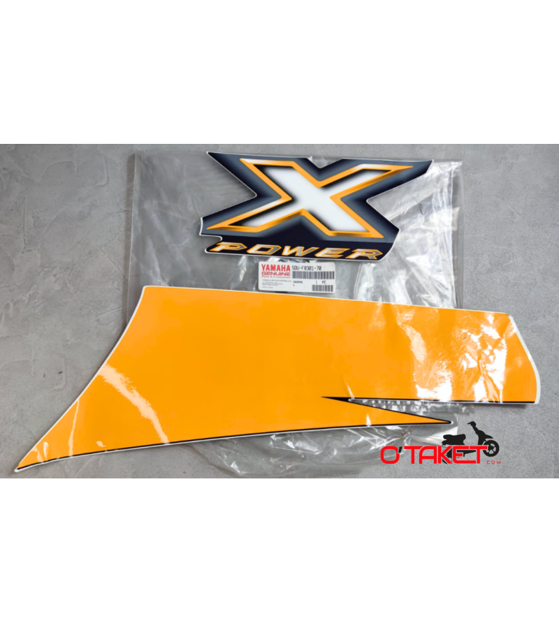 Autocollant/Sticker de flanc latéral gauche X-POWER origine MBK/YAMAHA Accueil sur le site du spécialiste des deux roues O-TA... Autocollant/Sticker de flanc latéral gauche X-POWER origine MBK/YAMAHA Accueil sur le site du spécialiste des deux roues O-TA...