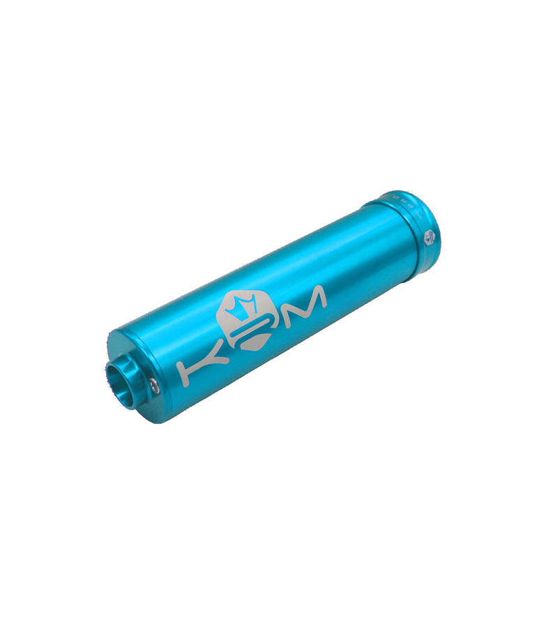 SILENCIEUX/CARTOUCHE MECABOITE KRM* ALU - FULL TURQUOISE