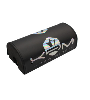 MOUSSE GUIDON OVERSIZE KRM PRO RIDE - NOIR MAT /HOLOGRAPHIQUE