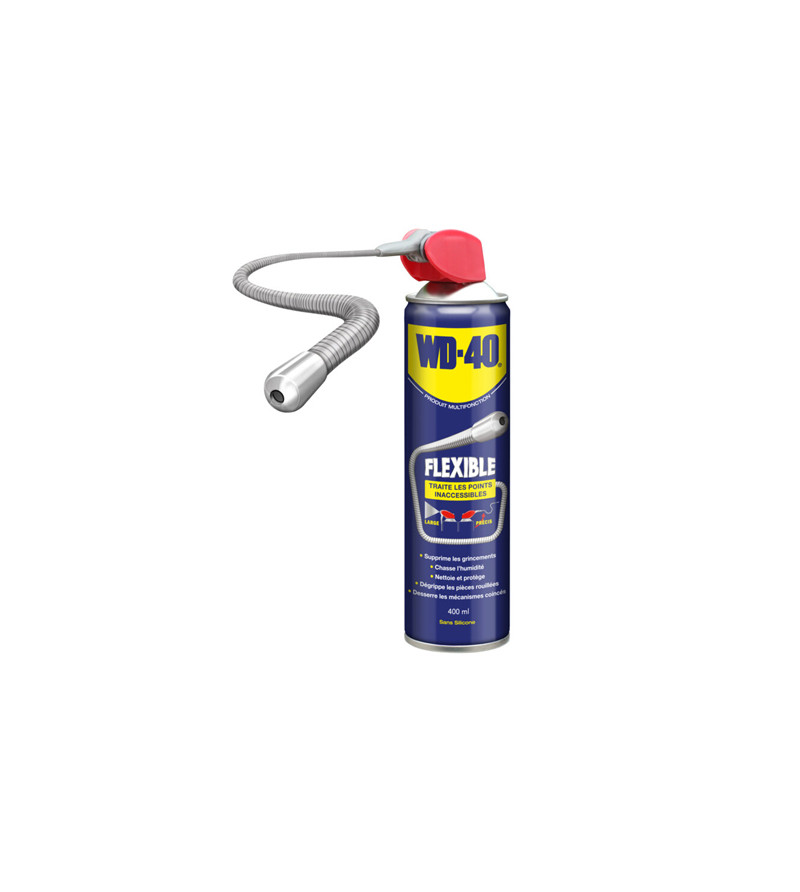 HUILE/LUBRIFIANT MULTIFONCTION WD40  400ML FLEXIBLE (AEROSOL)