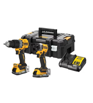 KIT 2 OUTILS XR DEWALT 18V 1.7AH LI-ION BRUSHLESS POWERSTACK