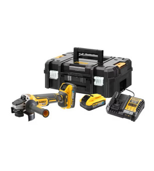 MEULEUSE 125 MM XR DEWALT 18V ADVANTAGE 5AH LI-ION BRUSHLESS - POWERSTACK