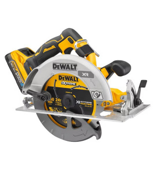 SCIE CIRCULAIRE XR DEWALT 18V ADVANTAGE 5AH LI-ION BRUSHLESS 190 MM -POWERSTACK