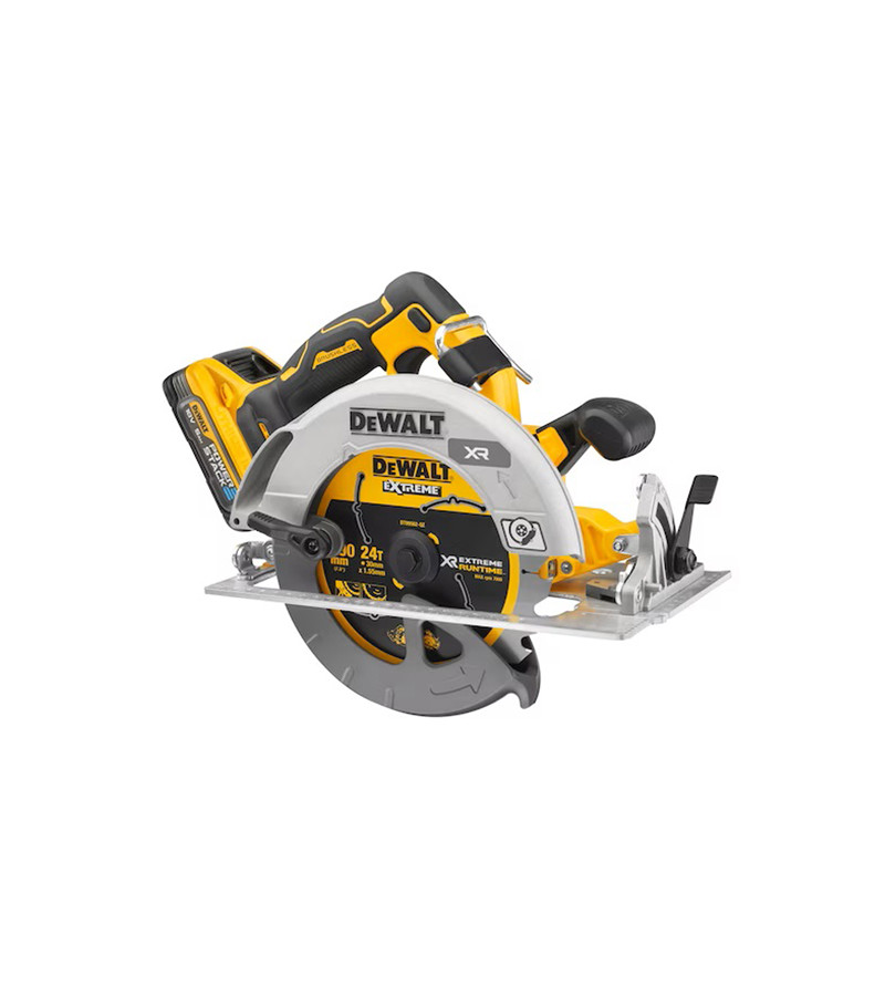 SCIE CIRCULAIRE XR DEWALT 18V ADVANTAGE 5AH LI-ION BRUSHLESS 190 MM -POWERSTACK
