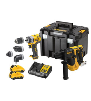KIT 2 OUTILS XR DEWALT 12V 3AH LI-ION BRUSHLESS