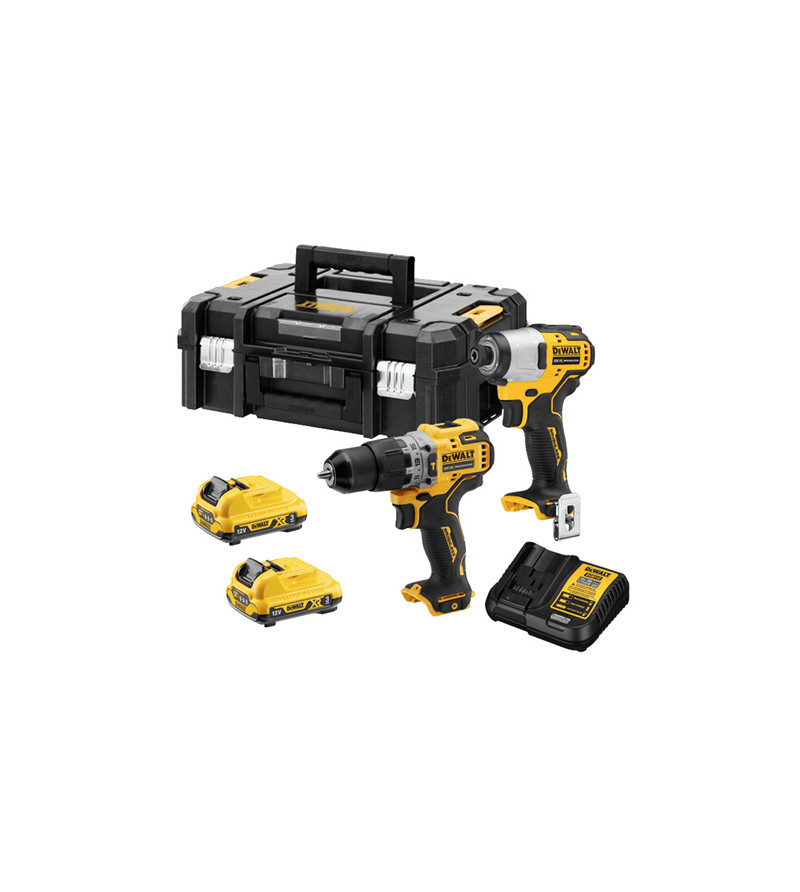 KIT 2 OUTILS XR DEWALT 12V 3AH LI-ION BRUSHLESS
