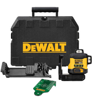 NIVEAU LASER MULTILIGNES 3X360° COMPACT XR DEWALT 18V - FAISCEAUX VERTS