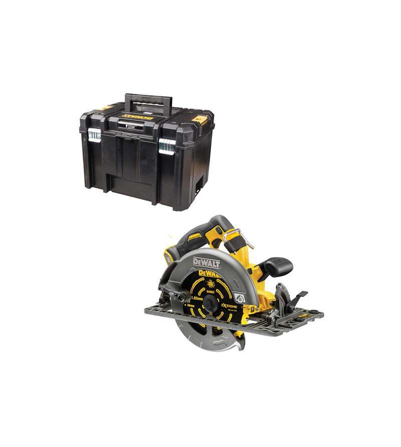 SCIE CIRCULAIRE XR FLEXVOLT DEWALT54V BRUSHLESS 190 MM - COMPATIBLE RAIL DE GUIDAGE