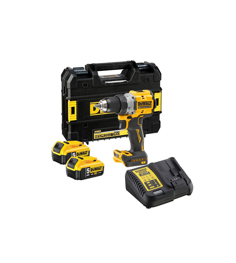 PERCEUSE VISSEUSE COMPACTE XR DEWALT 18V 5AH LI-ION BRUSHLESS