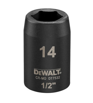 DOUILLE IMPACT DEWALT DIAMÈTRE 14 MM 1/2"