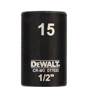 DOUILLE IMPACT DEWALT DIAMÈTRE 15 MM 1/2"