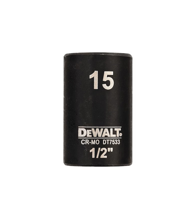 DOUILLE IMPACT DEWALT DIAMÈTRE 15 MM 1/2"