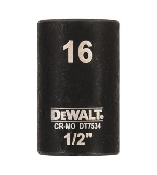DOUILLE IMPACT DEWALT DIAMÈTRE 16 MM 1/2"