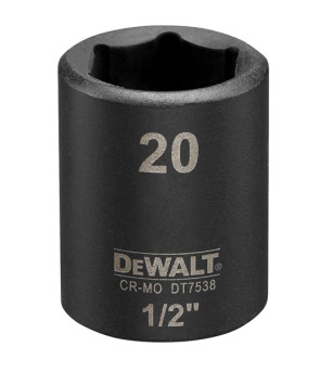 DOUILLE IMPACT DEWALT DIAMÈTRE 20 MM 1/2"