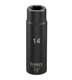 DOUILLE IMPACT DEWALT DIAMÈTRE 14 MM 1/2"