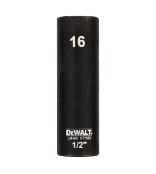 DOUILLE IMPACT DEWALT DIAMÈTRE 16 MM 1/2"