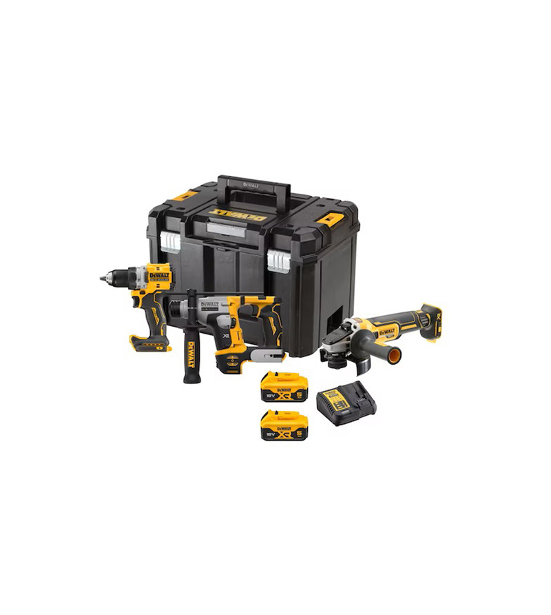 KIT 3 OUTILS XR DEWALT 18V 5AH LI-ION BRUSHLESS