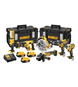 KIT 6 OUTILS XR DEWALT 18V 5AH LI-ION