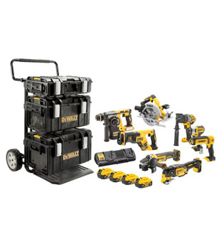 KIT 8 OUTILS XR DEWALT 18V 5AH LI-ION