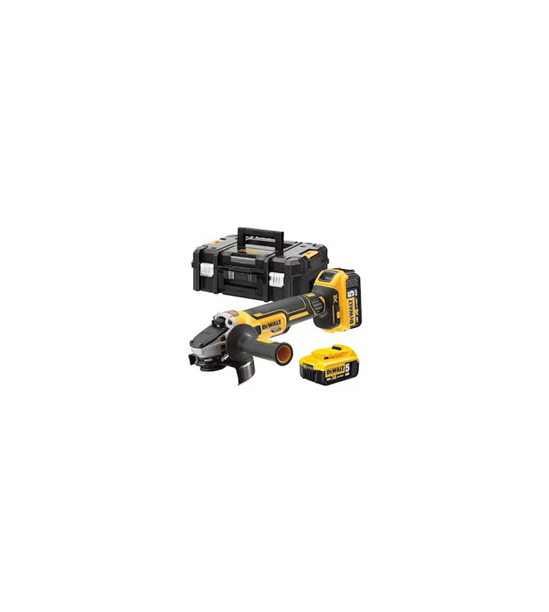 MEULEUSE 125 MM XR DEWALT 18V 5AH LI-ION BRUSHLESS