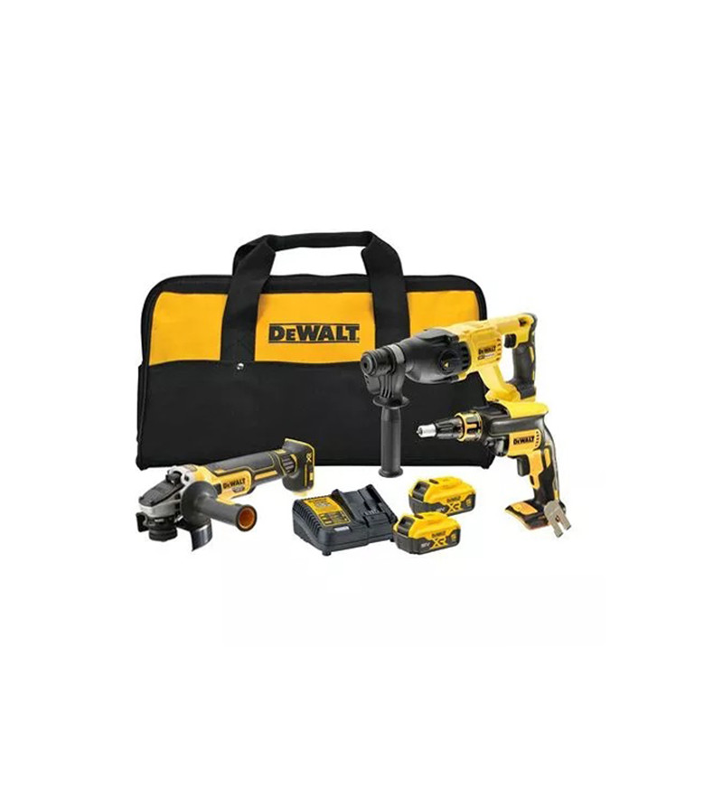 KIT 3 OUTILS XR DEWALT 18V 5AH LI-ION BRUSHLESS