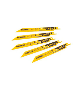LAME DE SCIE SABRE DEWALT SÉCABLE BIM POUR LA COUPE DU MÉTAL 152MM