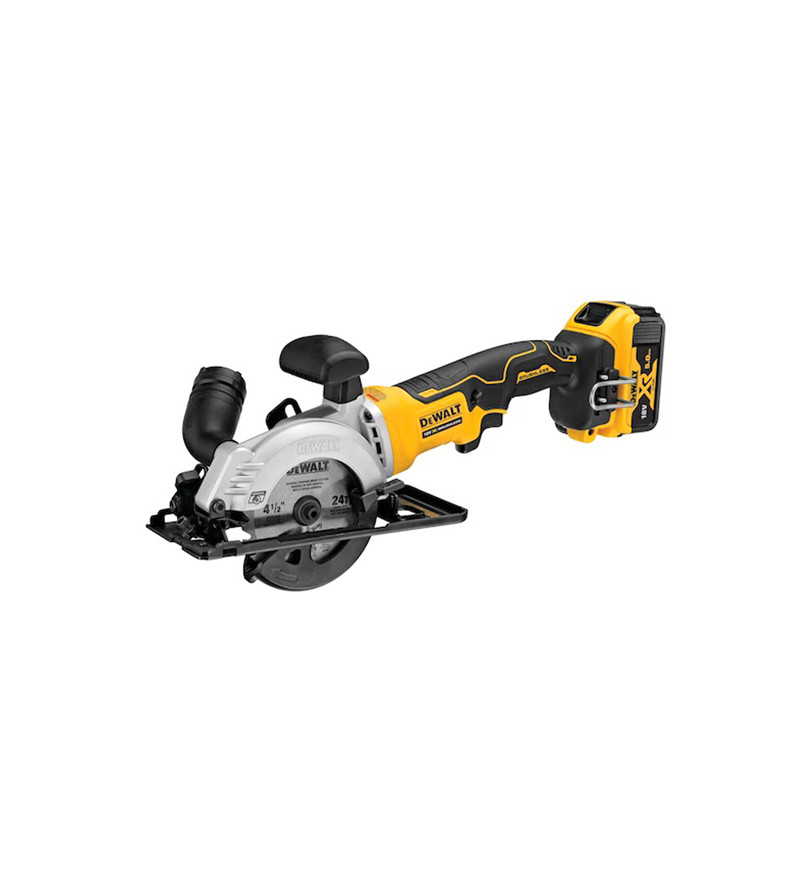 SCIE CIRCULAIRE XR DEWALT 18V 5AH LI-ION BRUSHLESS 115 MM