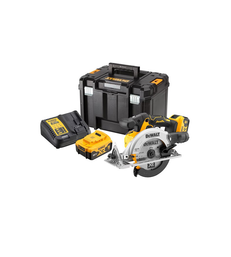 SCIE CIRCULAIRE XR DEWALT 18V 5AH LI-ION BRUSHLESS 165 MM