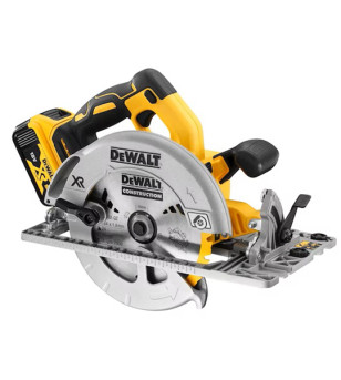 SCIE CIRCULAIRE XR DEWALT 18V 5AH LI-ION BRUSHLESS 184 MM - COMPATIBLERAIL DE GUIDAGE